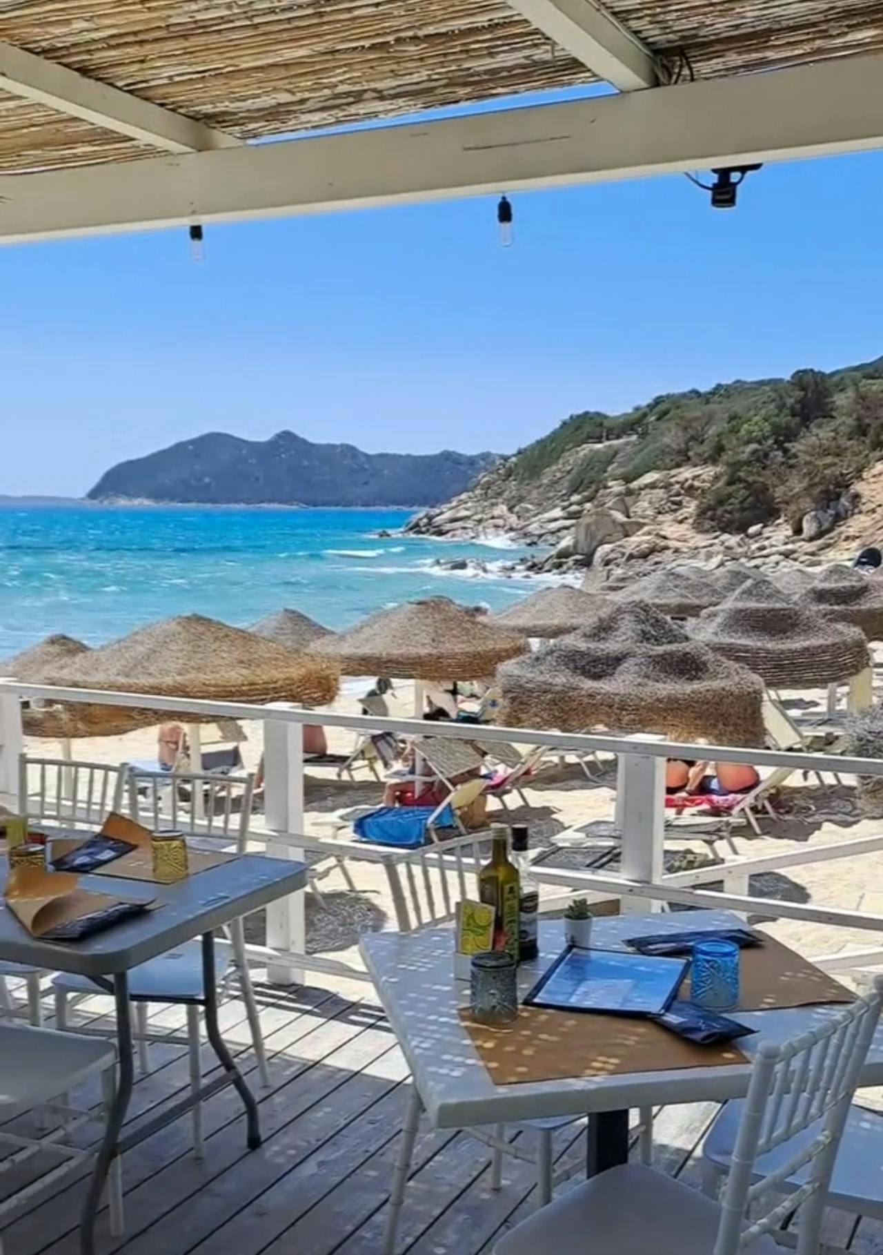 sardinia beachfront cafe